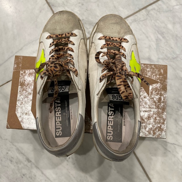 Golden Goose Superstar leopard yellow sneaker - Picture 5 of 7